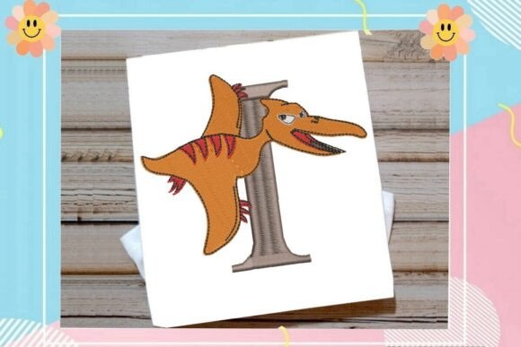 Bringing Prehistoric Charm to Life: The Ultimate Guide to the Dinosaur Monogram Alphabet Letter I Embroidery Design