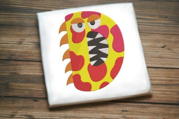 Fun Monster Alphabet Letter D