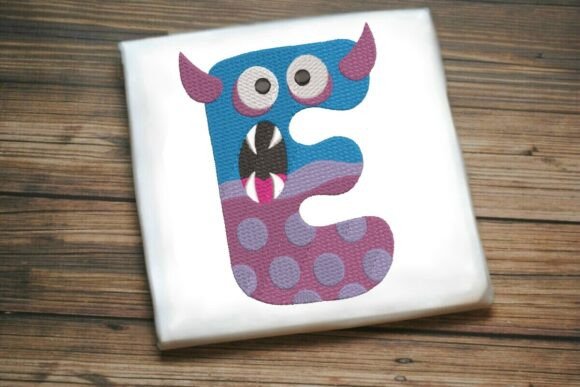 Fun Monster Alphabet Letter E: Stitching Personality Into Every Project