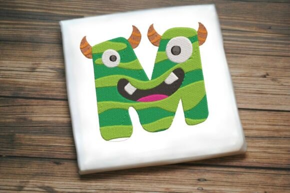 Fun Monster Alphabet Letter M