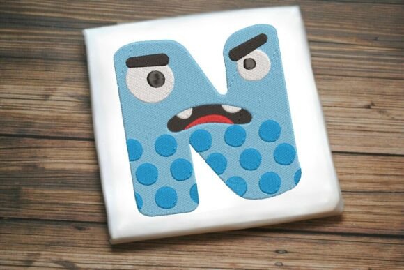 Fun Monster Alphabet Letter N: A Practical Guide to Grumpy-Cute Embroidery Designs