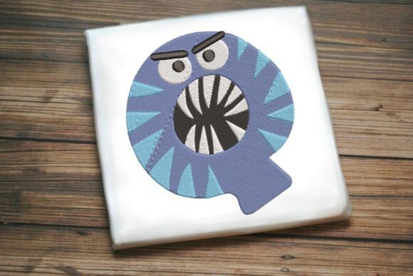 Fun Monster Alphabet Letter Q: A Detailed Evaluation of Quirky Embroidery Designs for Personalized Projects
