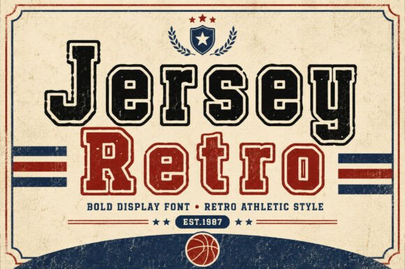 Jersey Retro: The Ultimate Vintage Sports Display Font