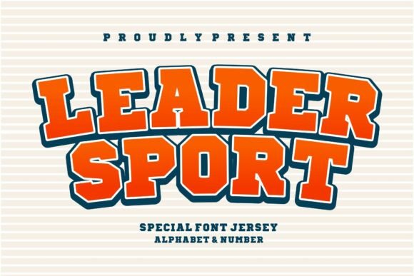 Leader Sport: The Font for High-Impact Athletic Branding