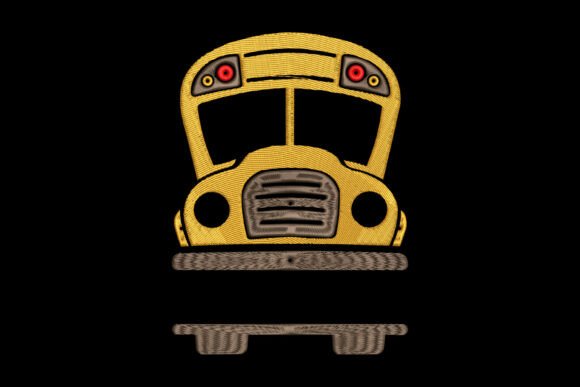 School Bus Monogram: Integrating Custom Embroidery into Fabric Projects