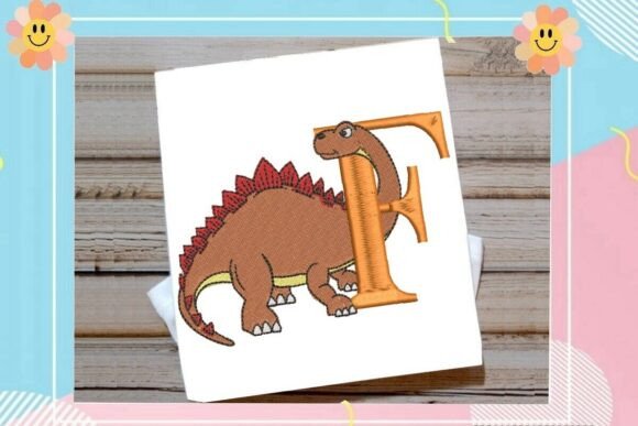 The Strategic Value of Personalized Embroidery: A Deep Dive into the Dinosaur Monogram Alphabet Letter F