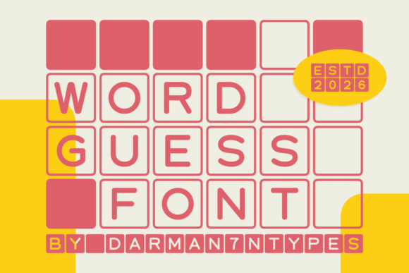 Unlocking the Joy of Playful Design: Why Word Guess Font is the Perfect Choice for Creative Projects